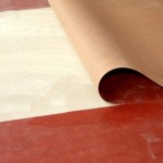 Referenz Linoleum PVC Boden verlegen 2 - Zuschnitt eines Linoleums im Wohnraum